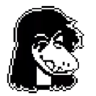 😄 emoji Deltarune Telegram sticker 10 of 12