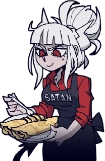 ❤️‍🔥 emoji Helltaker by @Enam6327 Telegram sticker 13 of 87