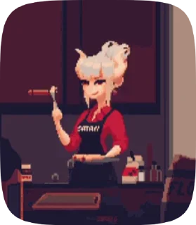 😋 emoji Helltaker Telegram sticker 7 of 11