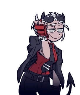 🧐 emoji helltaker @noshe40 Telegram sticker 21 of 78