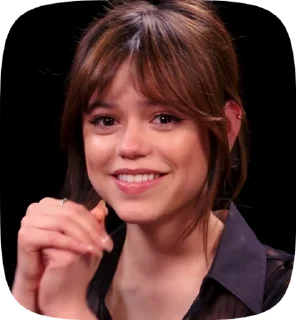😁 emoji Jenna Ortega ❤️‍🔥 Telegram sticker 18 of 27