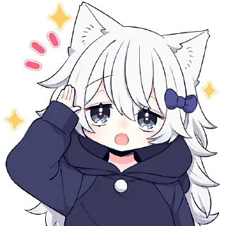 Sticker from Белая волчица @Nyasticks