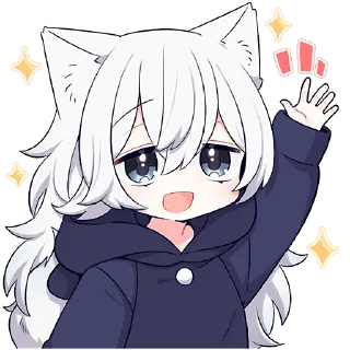 Sticker from Белая волчица @Nyasticks
