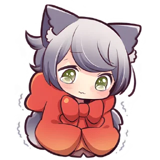 Sticker from Маленькая волчица @Nyasticks