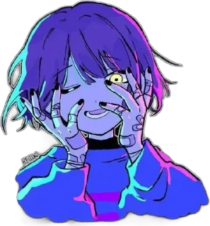 🌟 emoji Chara and Frisk Telegram sticker 20 of 25