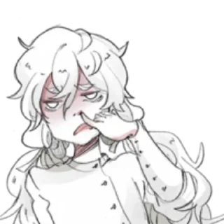 😒 emoji Hello, Charlotte Telegram sticker 15 of 120