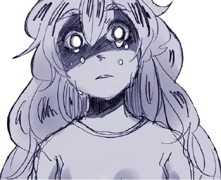 😱 emoji Hello Charlotte Telegram sticker 10 of 16