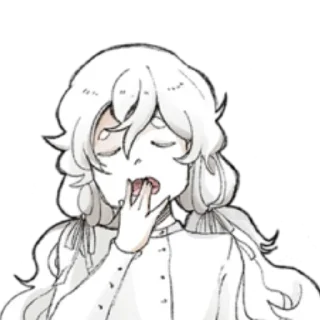 🥱 emoji Hello, Charlotte Telegram sticker 18 of 120