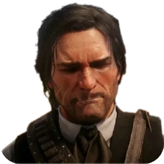 😭 emoji Red dead redemption ll Telegram sticker 11 of 29