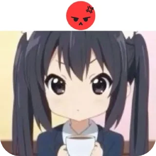 😡 emoji Аниме девочки Telegram sticker 12 of 38