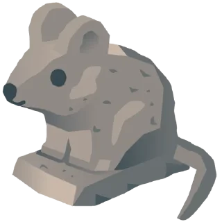 🪨 emoji Эмоджи мыша Telegram sticker 15 of 17