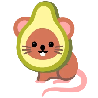 🥑 emoji Эмоджи мыша Telegram sticker 10 of 17