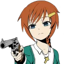 🔫 emoji Christ-chan Telegram sticker 5 of 40