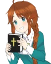 ✝️ emoji Christ-chan Telegram sticker 1 of 40