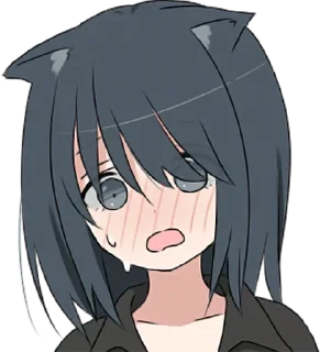 ❤️ emoji @anime_stickerr Неко Telegram sticker 8 of 25