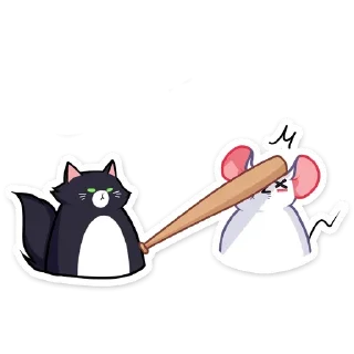 🐁 emoji Мауси by @Gospozha_Skumbriya Telegram sticker 23 of 65