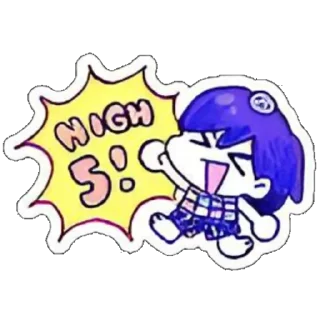 Sticker from omori stickers!!