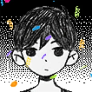 🥳 emoji Omori (Omori) Telegram sticker 13 of 15