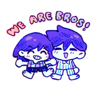 Sticker from omori