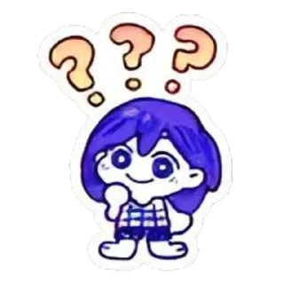 ❓ emoji omori stickers!! Telegram sticker 10 of 47