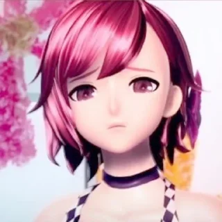 ☹️ emoji Мейко/MEIKO (Vocaloid) Telegram sticker 11 of 52