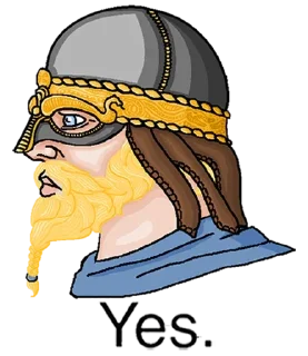 🇳🇴 emoji Yes Chad Telegram sticker 20 of 118