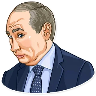 😑 emoji Putin Telegram sticker 9 of 24