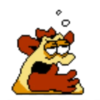 🥱 emoji Pizza tower Telegram sticker 17 of 50