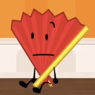 😐 emoji Fan Inanimate Insanity Telegram sticker 24 of 54
