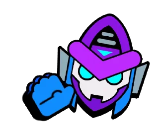 👏 emoji Mortis Pins @BrawlStarsStik Telegram sticker 17 of 39