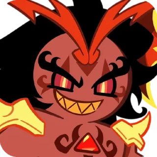 Sticker from 𓍼 | Burning Spice Cookie [ @crkstick ]