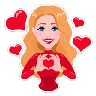 ❤️ emoji День С Тиной Telegram sticker 16 of 31