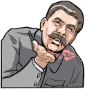 😘 emoji Stalin Telegram sticker 12 of 24