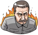 😡 emoji stalin Telegram sticker 23 of 24