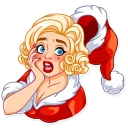 Sticker from Santa Girl