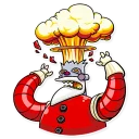 💥 emoji Robo Santa Telegram sticker 6 of 25
