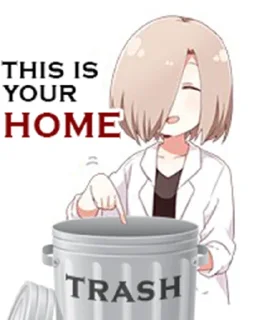 🗑 emoji Yuru Yuri Rus by @damm1t Telegram sticker 23 of 65