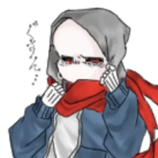 😭 emoji Даст Санс Telegram sticker 8 of 12