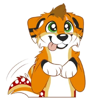 😊 emoji Kiba Pulex Telegram sticker 10 of 41