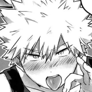🥵 emoji Бакуго Кацуки Telegram sticker 14 of 45