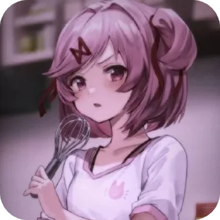 👍 emoji Нацуки Telegram sticker 22 of 30