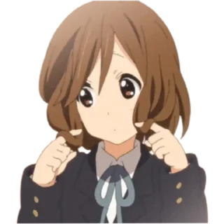 😶 emoji K-ON! for our subscribers! Telegram sticker 4 of 26