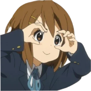 😳 emoji K-ON! for our subscribers! Telegram sticker 8 of 26