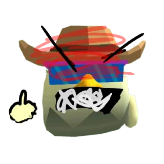 🤬 emoji Hikita Chicken gun pack Telegram sticker 3 of 90