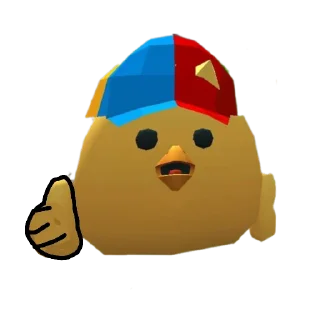 👍 emoji Hikita Chicken gun pack Telegram sticker 20 of 90