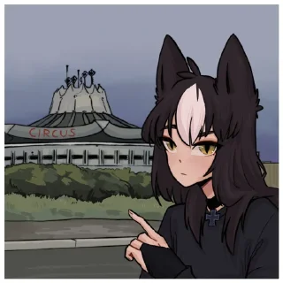 🤡 emoji YUI by @archirai_art Telegram sticker 10 of 19