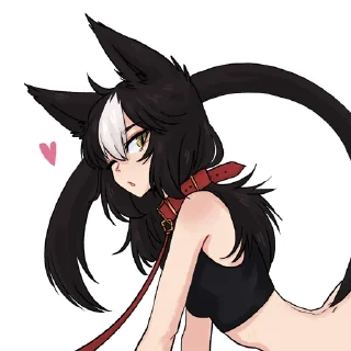 🐈‍⬛ emoji YUI by @archirai_art Telegram sticker 17 of 19