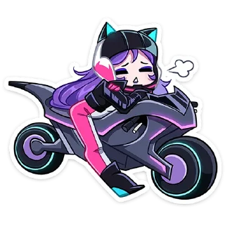 😮‍💨 emoji Ксюша от @TgSticker Telegram sticker 12 of 48