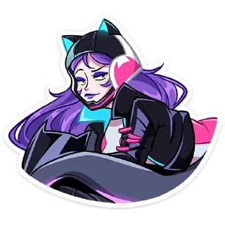 😏 emoji Ксюша от @TgSticker Telegram sticker 7 of 48