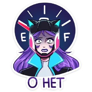 😨 emoji Ксюша от @TgSticker Telegram sticker 10 of 48